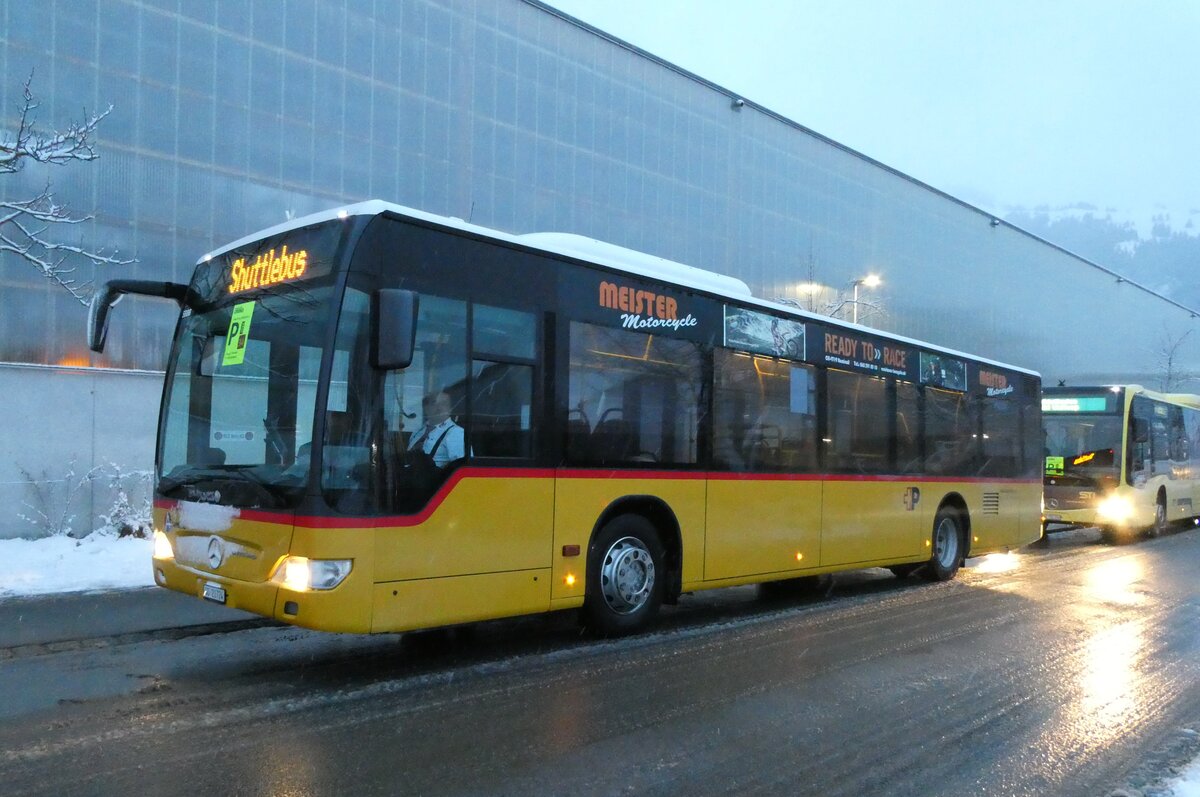 (283'791) - Wyss, Boningen - Nr. 60/SO 21'724/PID 5688 - Mercedes am 10. Januar 2026 beim Bahnhof Frutigen