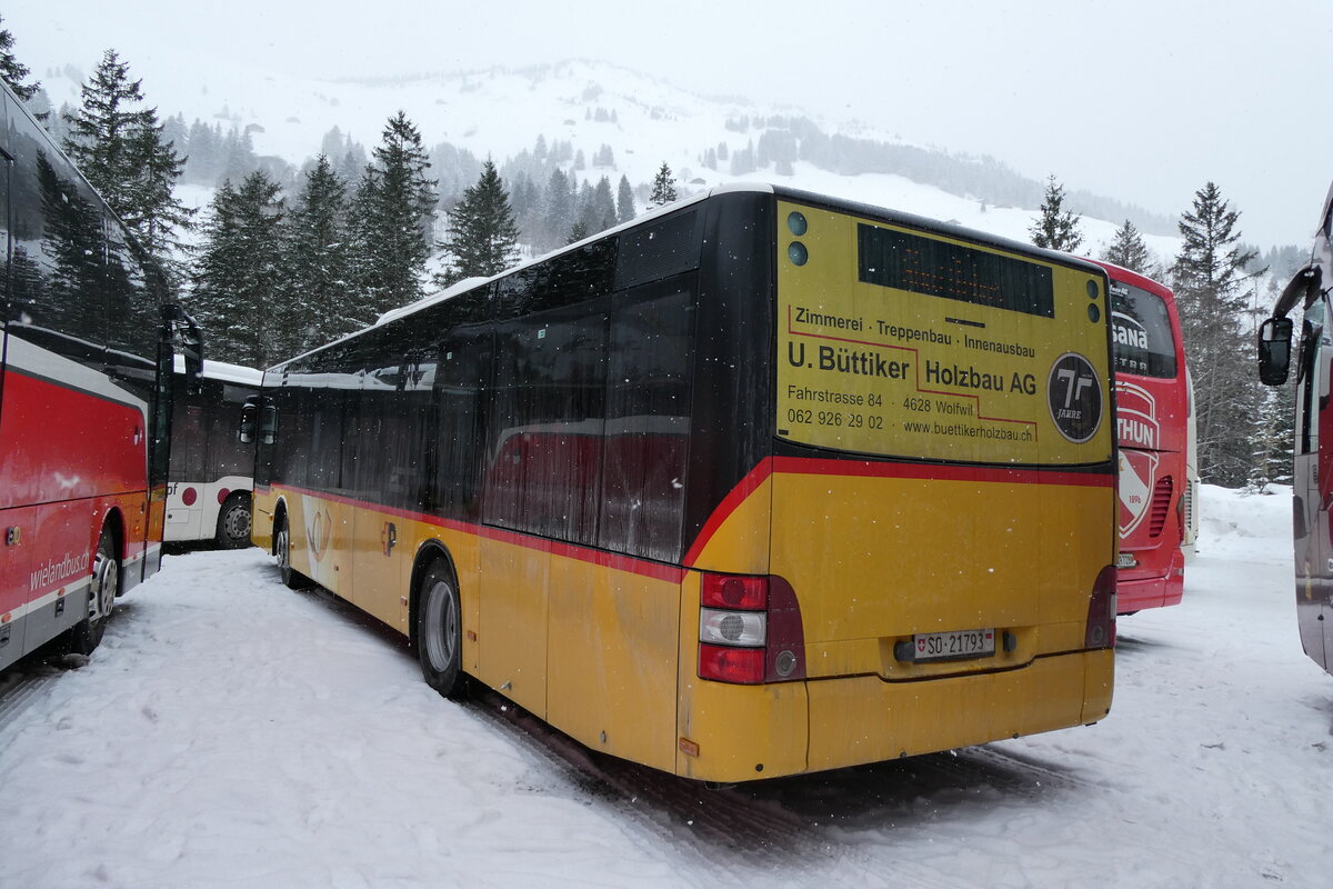 (283'941) - Wyss, Boningen - Nr. 65/BE 21'793/PID 10'546 - MAN am 10. Januar 2026 in Adelboden, Unter dem Birg