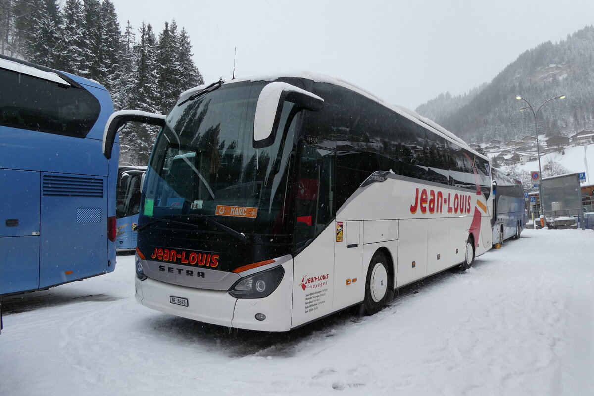 (284'021) - Jean-Louis, F�tigny - Nr. 45/NE 8828 - Setra am 10. Januar 2026 in Adelboden, ASB