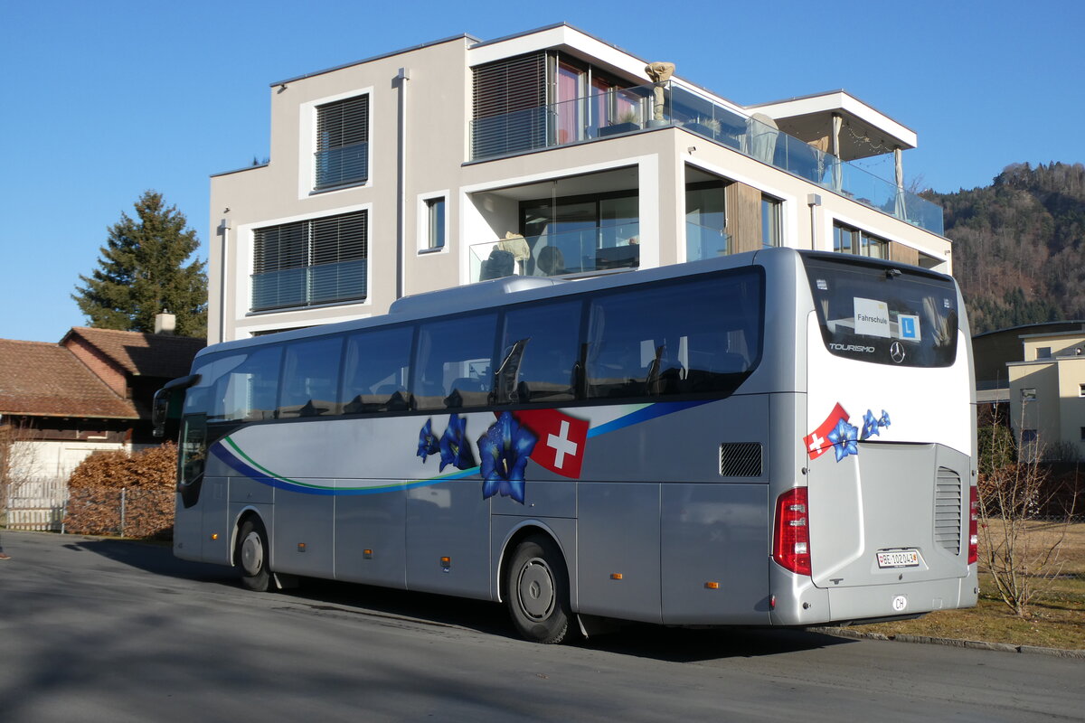 (284'023) - Oberland Reisen, Thun - Nr. 43/BE 102'043 - Mercedes am 5. Februar 2026 in Thun, Garage STI