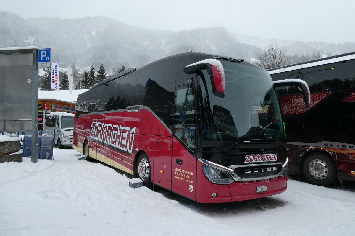 (284'024) - Zurkirchen, Malters - Nr. 11/LU 15'632 - Setra am 10. Januar 2026 in Adelboden, ASB