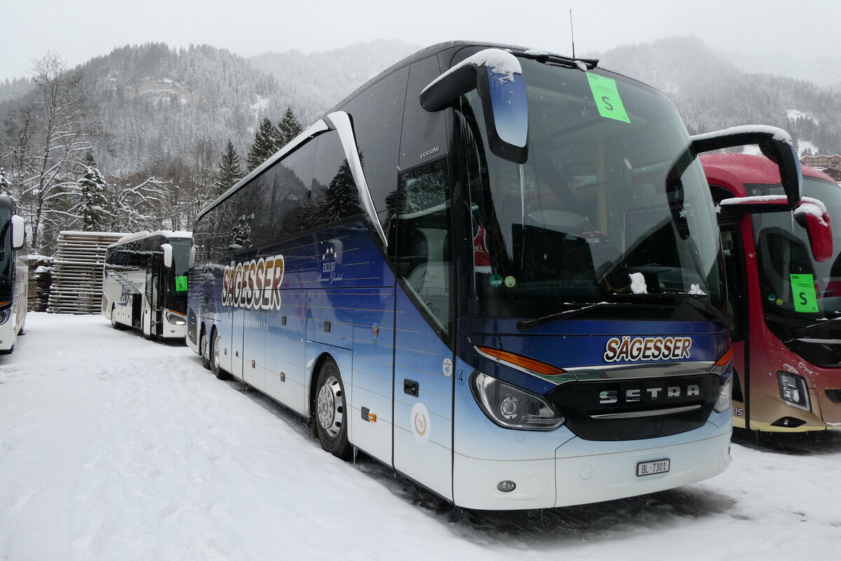 (284'082) - S�gesser, Wintersingen - Nr. 4/BL 7301 - Setra am 10. Januar 2026 in Adelboden, ASB