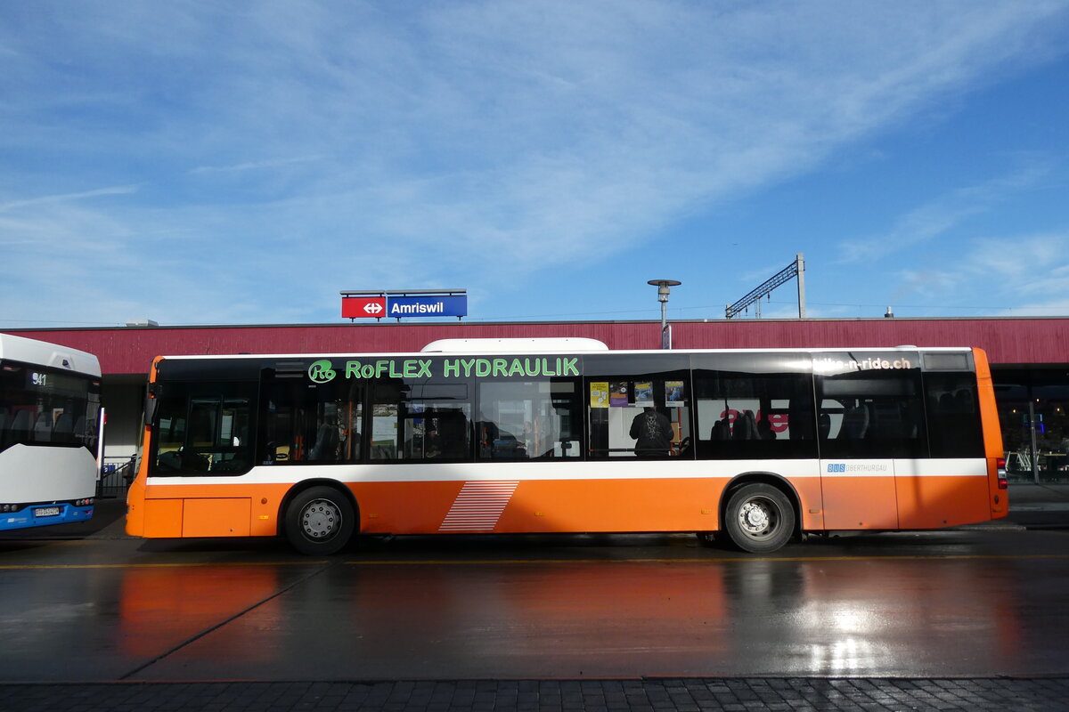 (284'185) - BOTG Amriswil - Nr. 405/TG 62'895 - Man (ex Nr. 5) am 16. Januar 2026 beim Bahnhof Amriswil