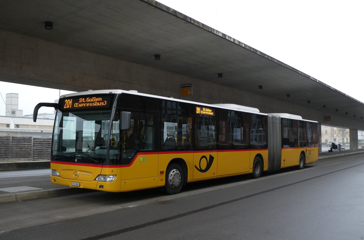 (284'219) - Eurobus, Arbon - Nr. 4/TG 2206/PID 5544 - Mercedes am 16. Januar 2026 in Arbon, Bushof