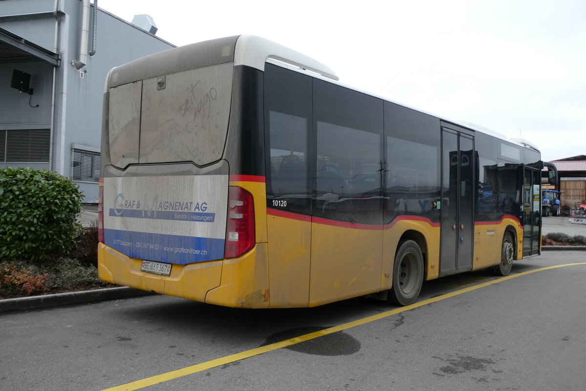 (284'531)  PostAuto Bern - Nr. 14/BE 669'367/PID 10'120 - Mercedes (ex Thepra, Stans Nr. 20) am 31. Januar 2026 in Kerzers, Interbus