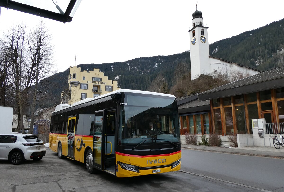 (284'638) - Gaudenz, Andeer - GR 163'715/PID 12'359 - Iveco am 6. Februar 2026 in Andeer, Garage