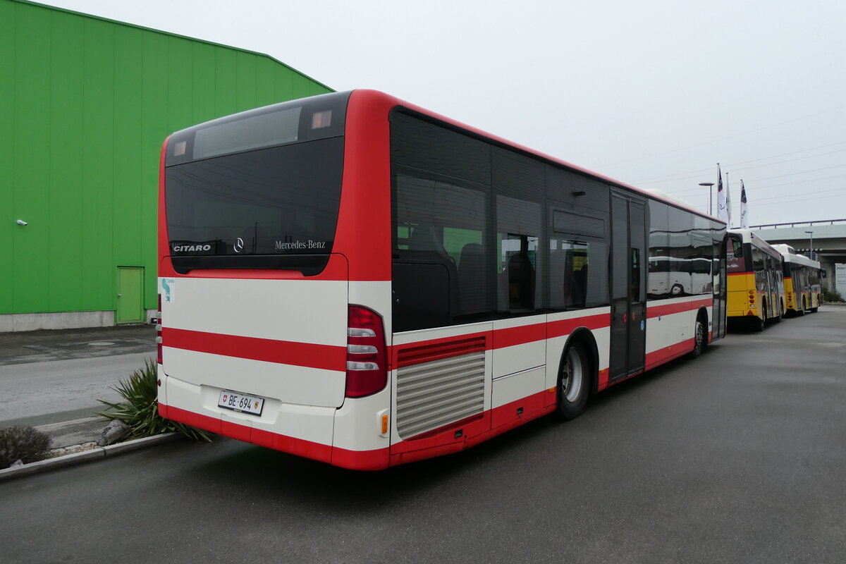(284'747) - Tritten, Zweisimmen - BE 694 - Mercedes (ex AAGS Schwyz Nr. 24) am 7. Februar 2026 in Kerzers, Interbus