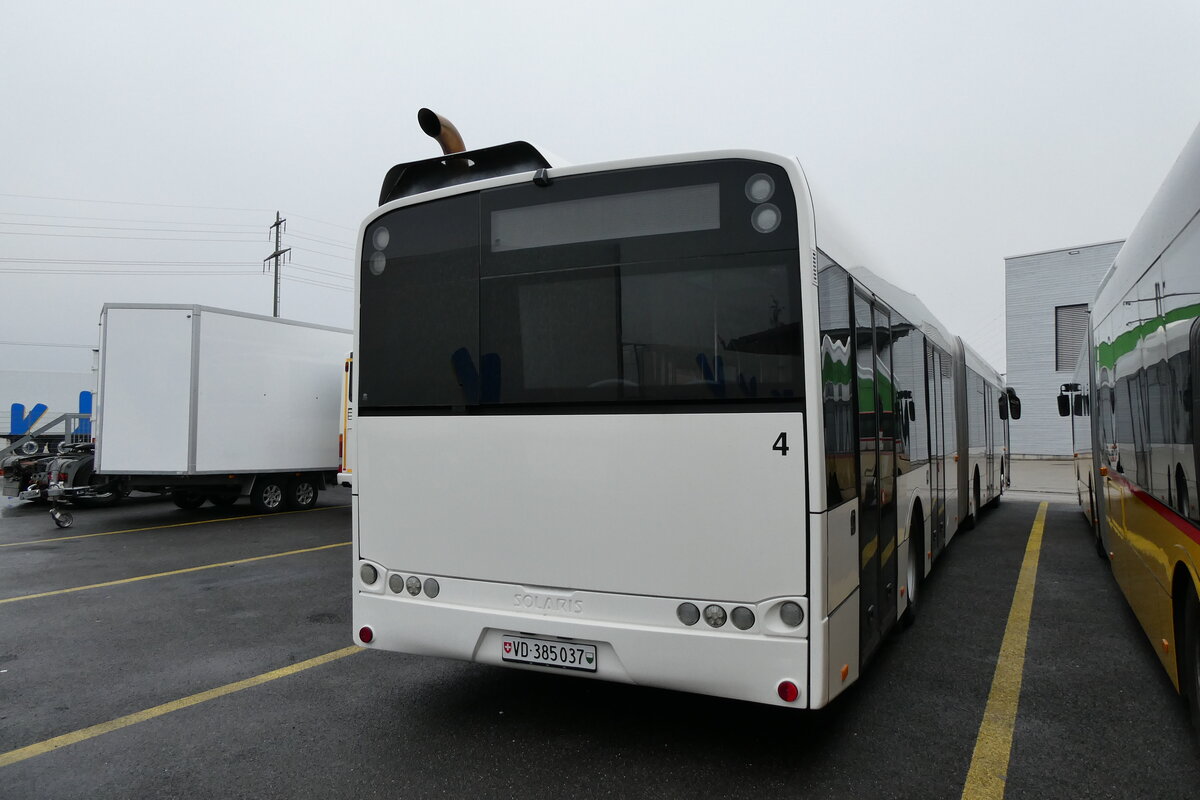 (284'764) - Overney, Vevey - Nr. 4/VD 385'037 - Solaris (ex AAGR Rothenburg Nr. 11) am 7. Februar 2026 in Kerzers, Interbus