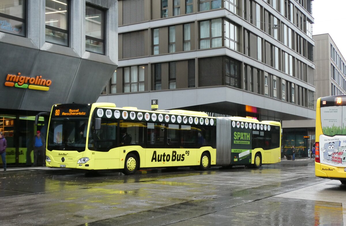 (284'933) - AAGL Liestal - Nr. 85/BL 7188 - Mercedes am 17. Februar 2026 beim Bahnhof Liestal