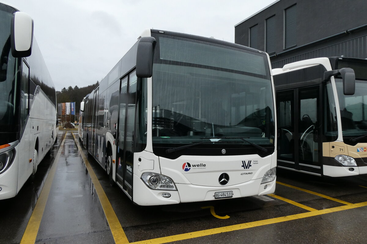 (284'986) - Limmat Bus, Dietikon - AG 484'531  Mercedes am 21. Februar 2026 in Winterthur, Daimler Buses