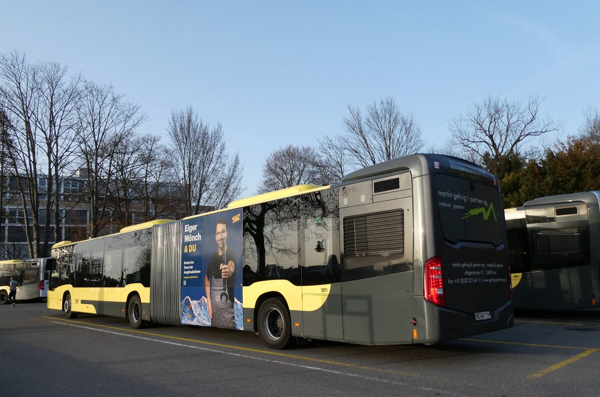 (285'313) - STI Thun - Nr. 711/BE 468'711 - Mercedes am 7. M�rz 2026 bei der Schiffl�ndte Thun