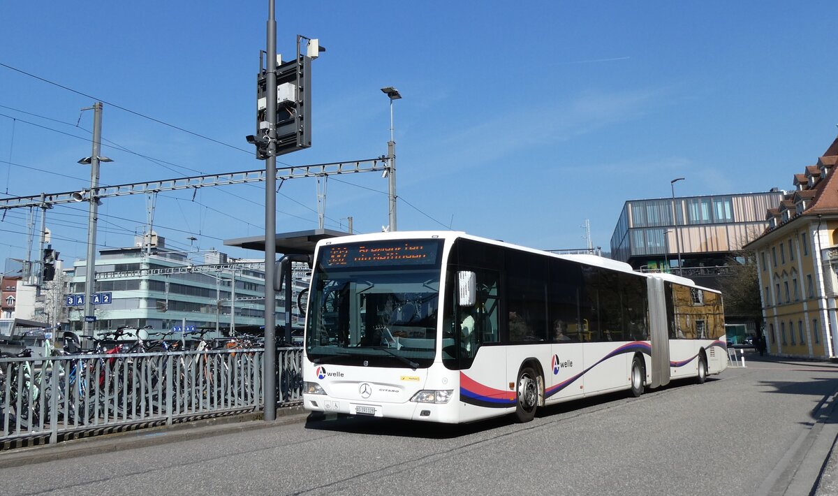 (285'547) - Twerenbold, Baden - Nr. 16/AG 393'128/PID 5704 - Mercedes am 19. M�rz 2026 beim Bahnhof Baden