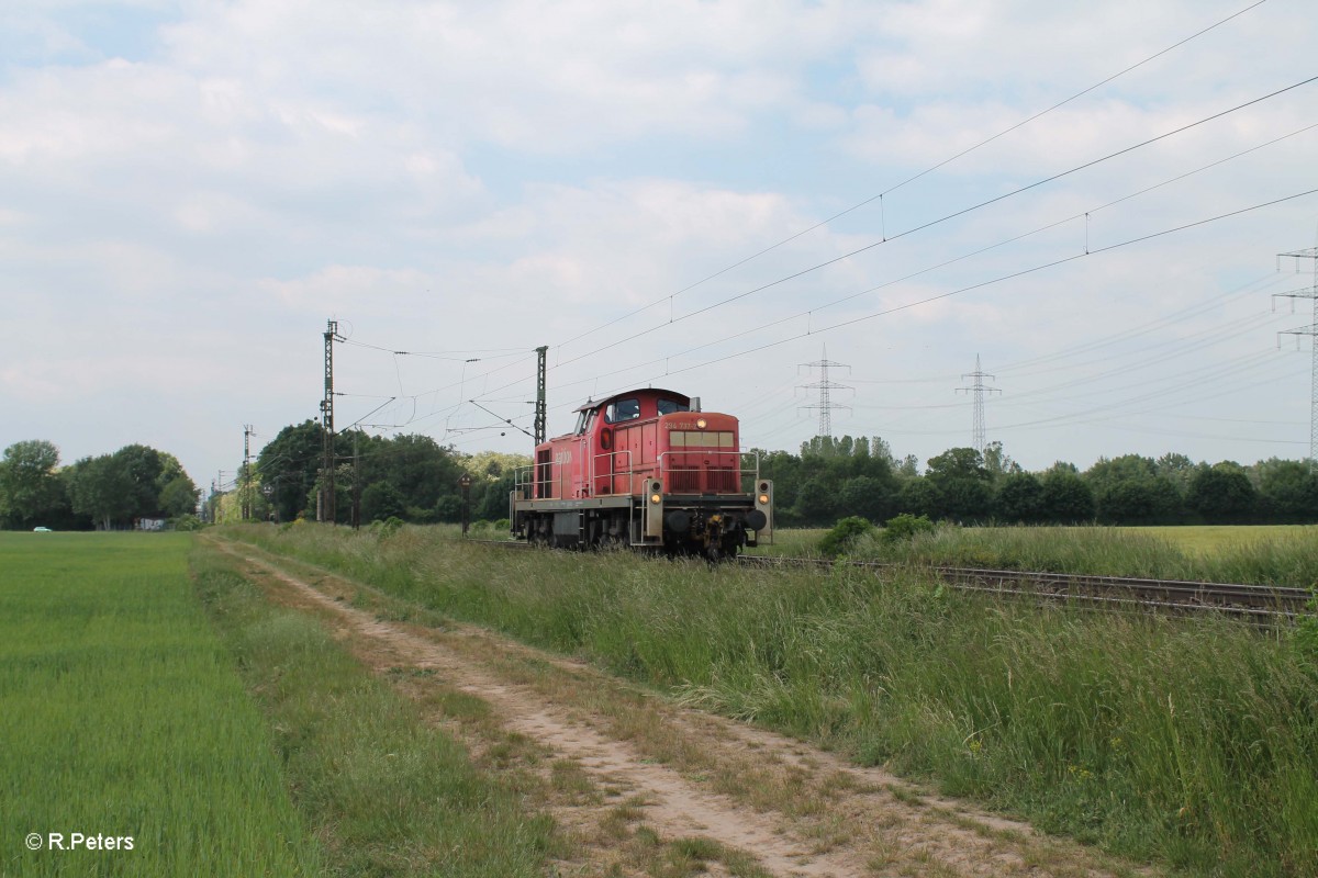 294 737-2 r�ckt aus um eine �bergabe zu holen, Mainz-Bischofsheim 21.05.15