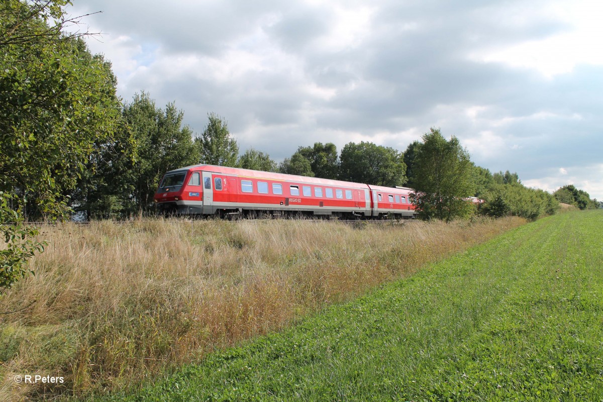 3 610er als RE nach Hof bei Sch�nfeld. 03.09.13