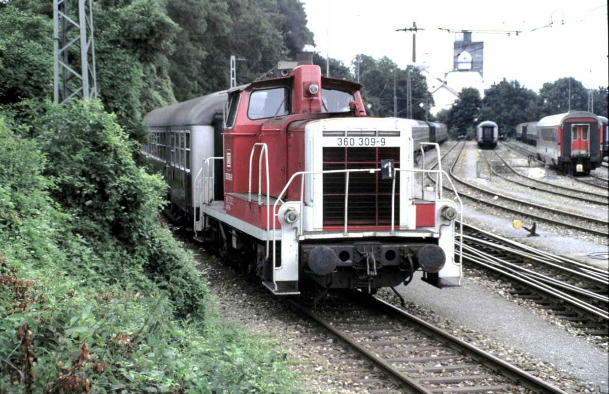 360 309-9 in Ulm im Juli 1991.