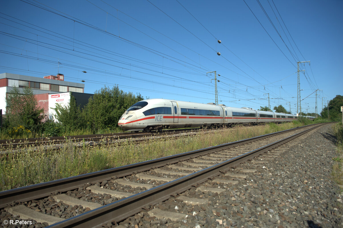 403 011  Krefeld  als ICE 1002 München - Berlin Gesundbrunnen in Nürnberg Hohe Marter. 11.08.24