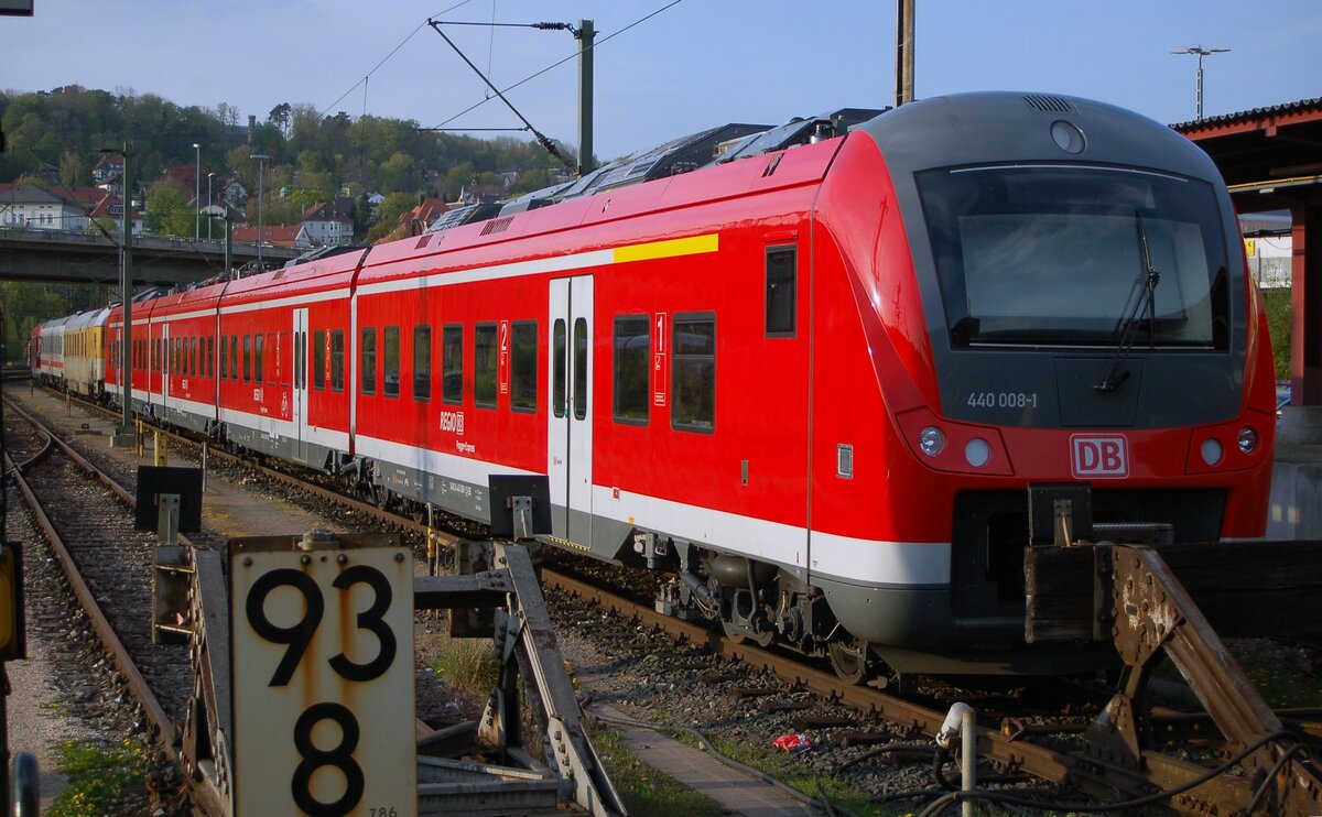 440 068-1 am Meßzug in Ulm am 20.04.2009.