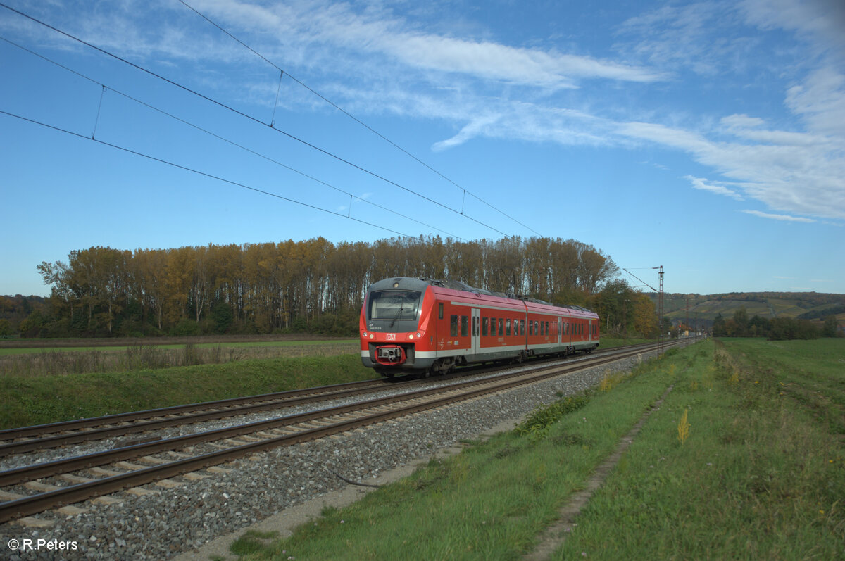 440 303-6 als RB53 58035 Sterbfritz - Würzburg bei Retzbach-Zellingen. 21.10.24