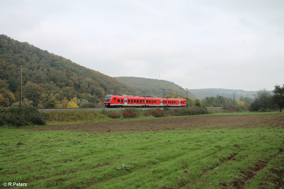 440 309/809 als RB53 58041 Jossa - Bamberg bei Wernfeld. 20.10.24