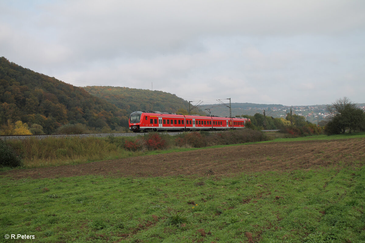 440 312 als RB53 58043 Sterbfritz - Bamberg bei Wernfeld. 20.10.24