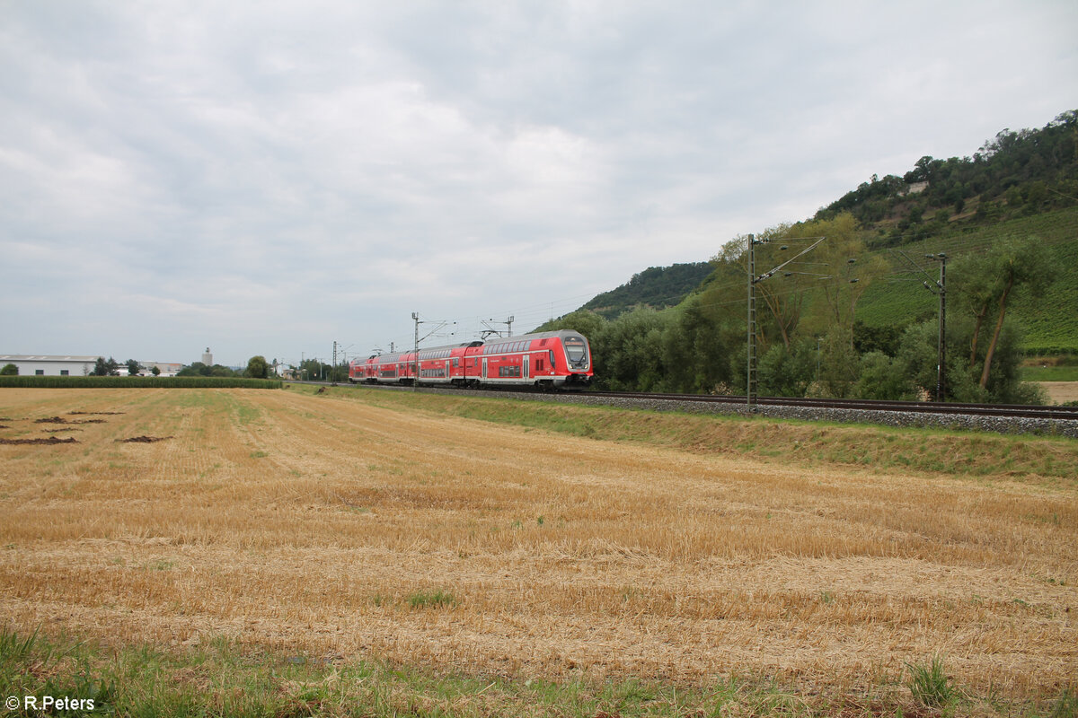 445 049 als RE 54 4609 Frankfurt/Main - Bamberg bei Zeil am Main. 01.08.24