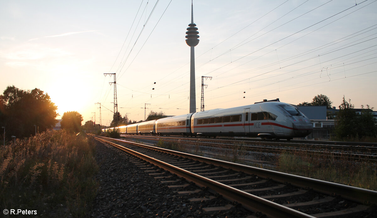 5812 037 als ICE 702 München nach Berlin durch Nürnberg Hohe Marter. 31.08.24