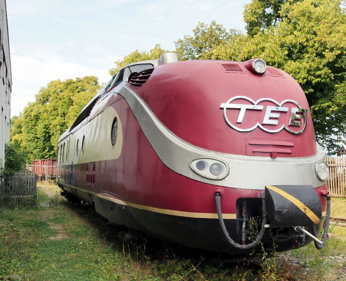 601 TEE Triebkopf im Bahnpark Augsburg am 23.09.2015.