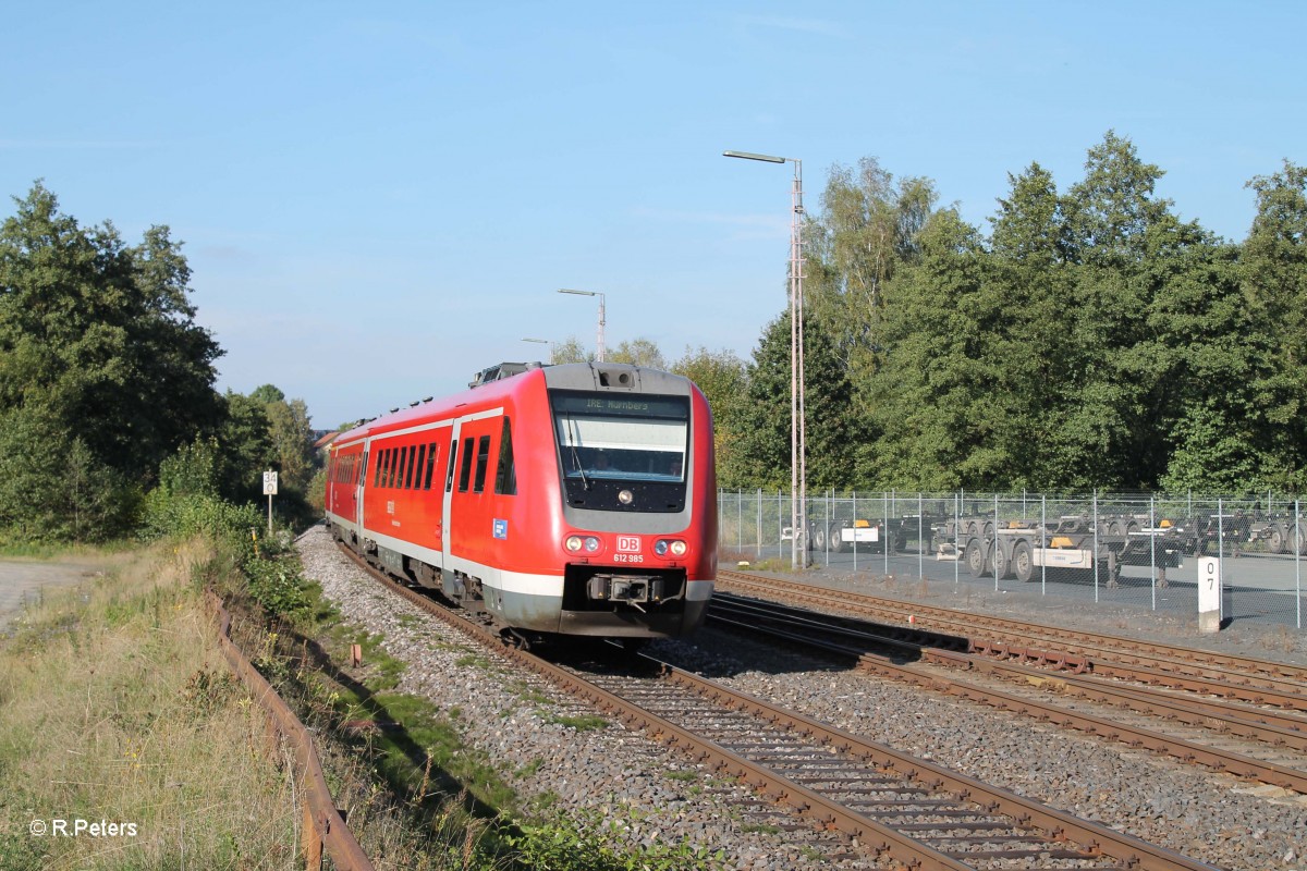 612 985 mit FSXnach N�rnberg in Wiesau 24.09.13
