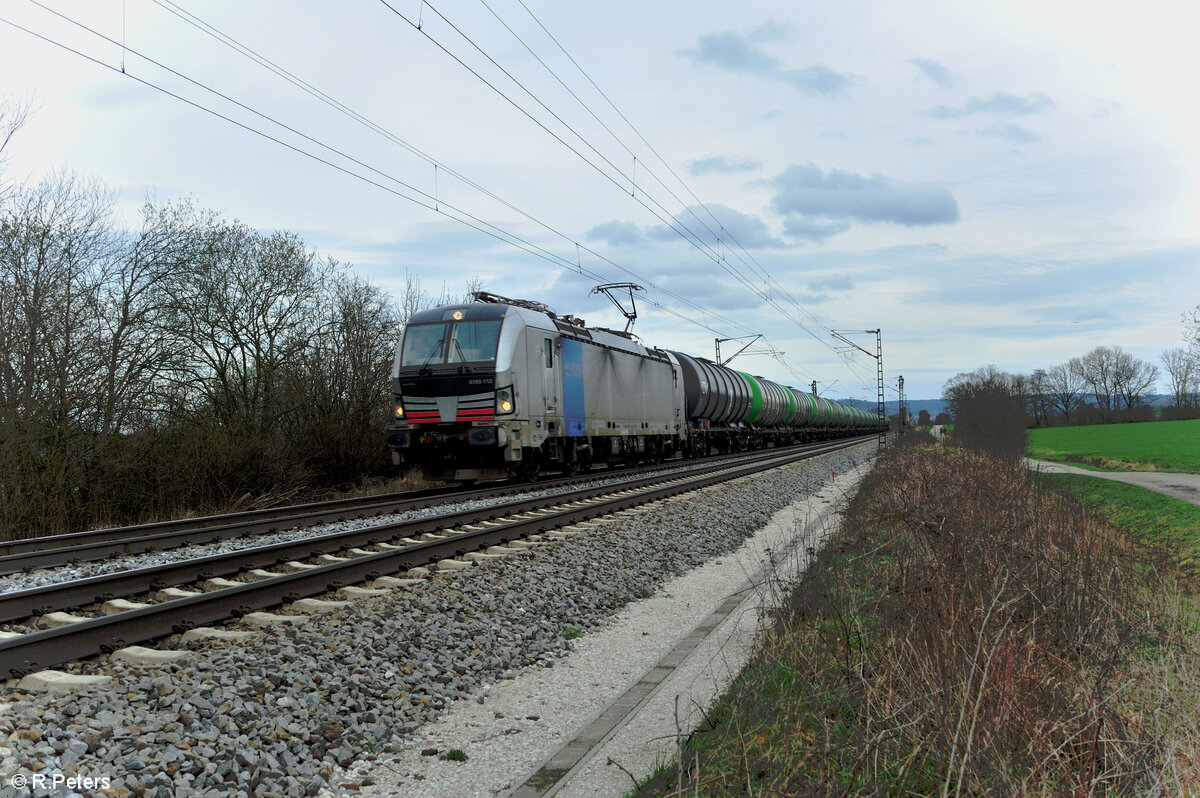 6193 113-5 mit einem Kesselzug gen Norden bei P�lling. 17.03.24