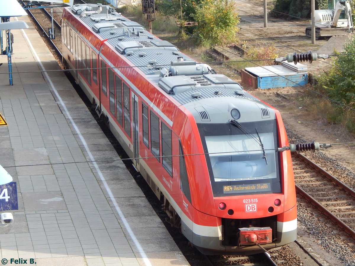 623 015 in Neubrandenburg.