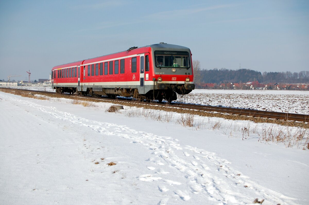 628 347-7 bei Bellenberg am 12.02.2006.
