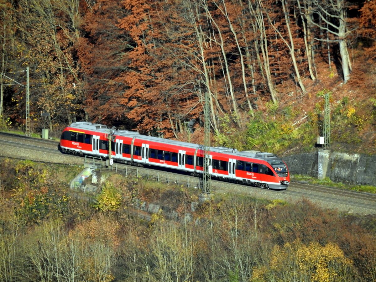644 006-9 von der Brenzbahn in Geislingen/Steige am 08.11.2015.