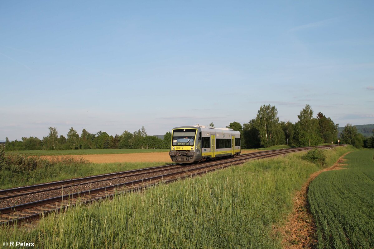 650 705 als RB24 84609 Coburg - Bad Steben bei Thölau. 22.05.22