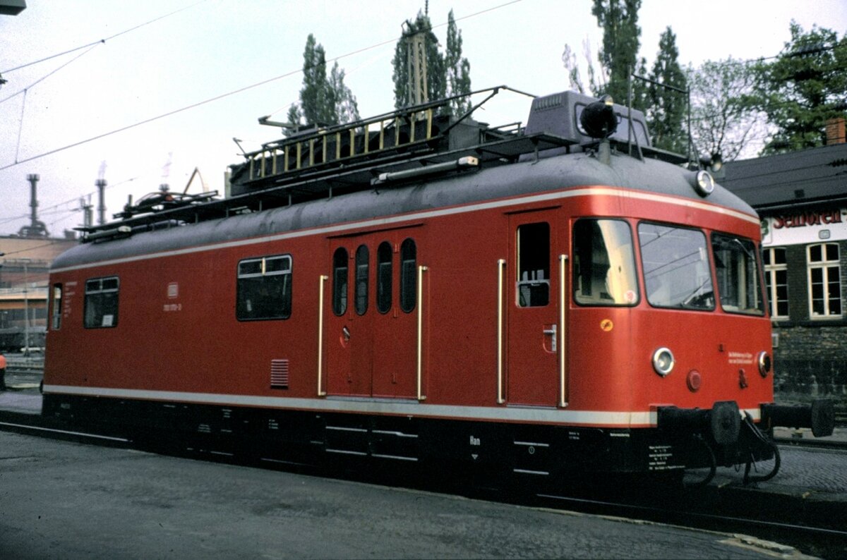 701 170-3 Turmtriebwagen in Peine im Juni 1979.