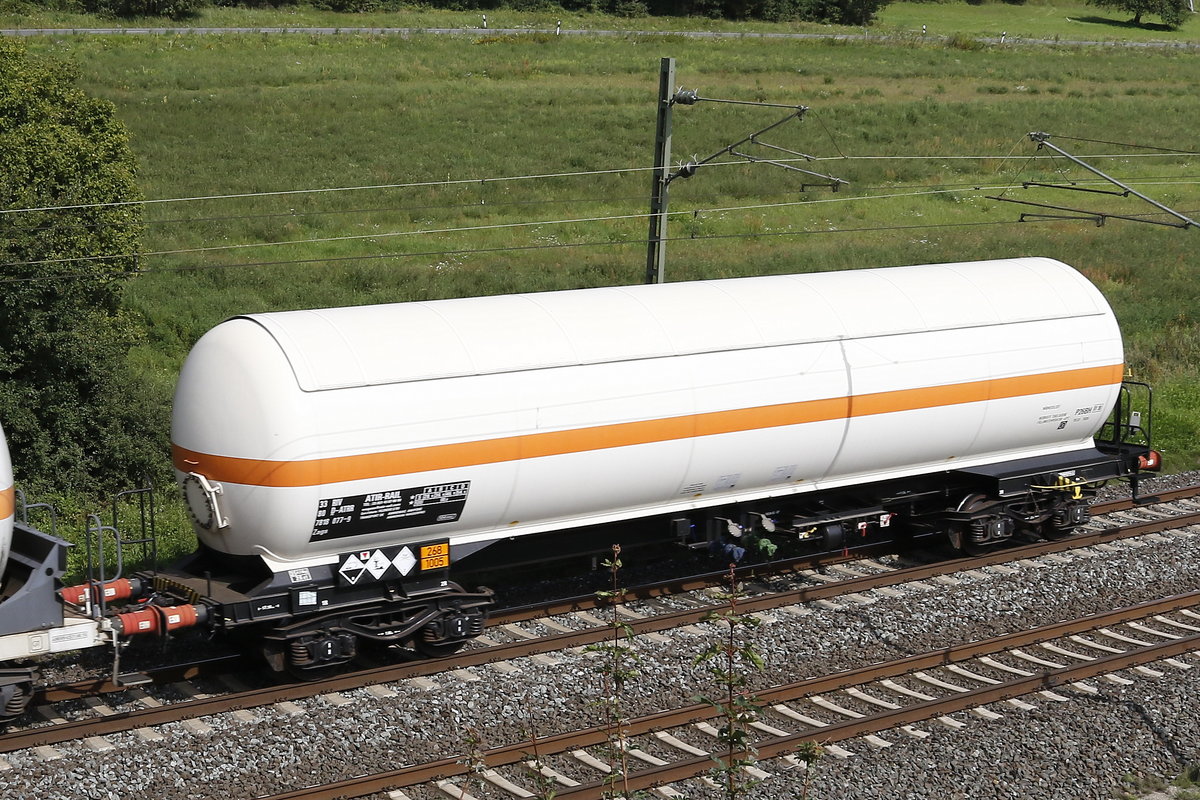 7813 077-9 (Zags) von  ATIR-RAIL  am 18. August 2017 bei Harrbach.