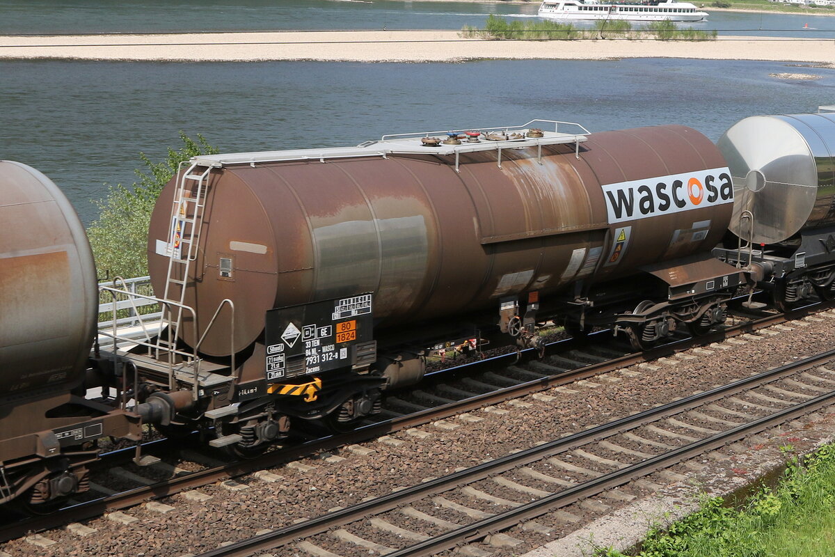 7931 312 (Zacens) von  WASCOSA  am 3. Mai 2022 bei Assmannshausen.