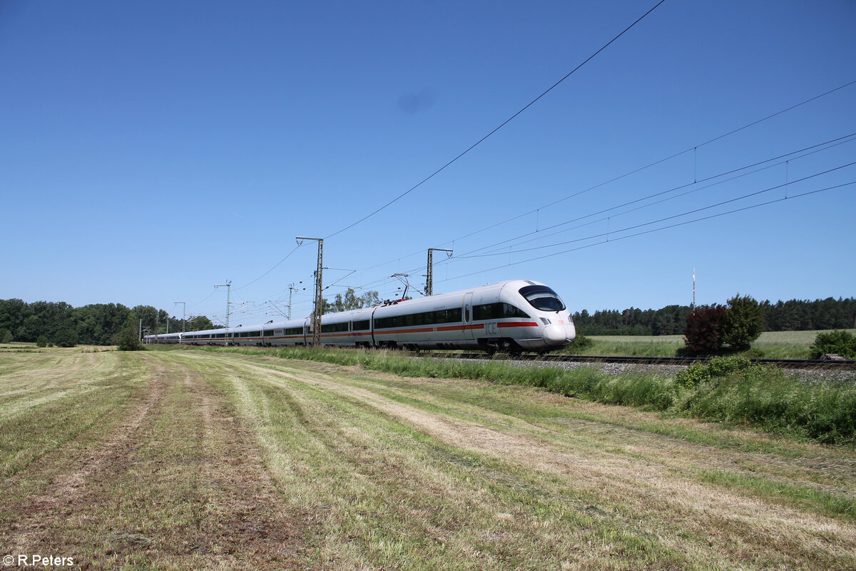 93 80 5411 510-1 Naumburg/Saale + 411 020  Gotha  als umgeleiteter ICE 23 Koblenz - Wien bei Oberdachstetten. 08.06.24