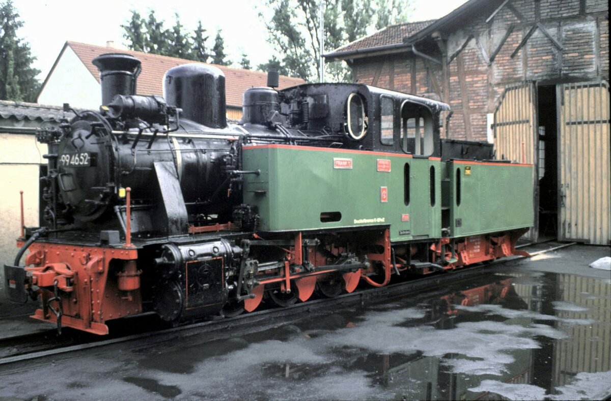 99 4652  Frank S  in Ochsenhausen im Mai 1990.