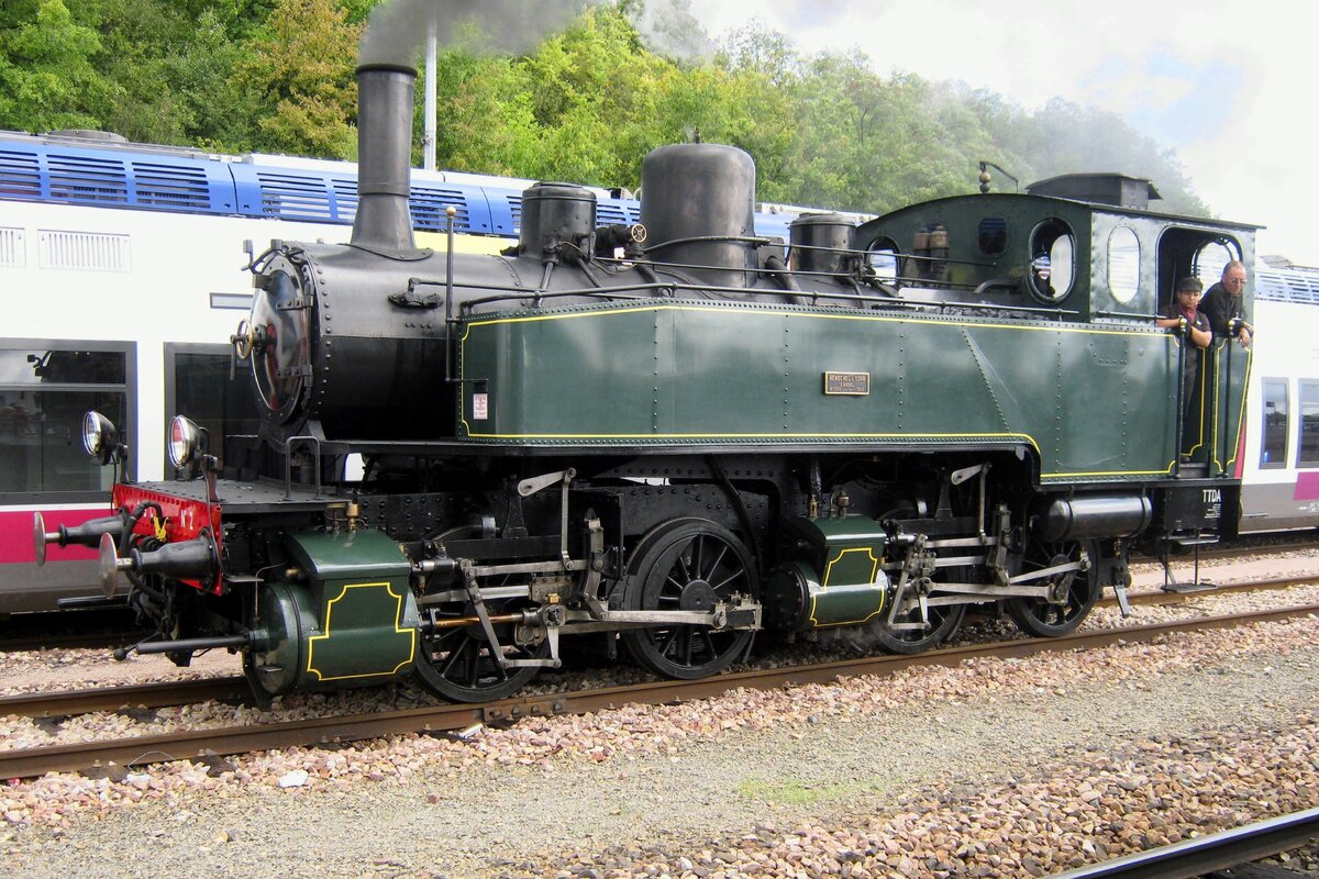 ABC-2 der Dollertalbahn steht am 18 September 2011 als Gast in Longueville.