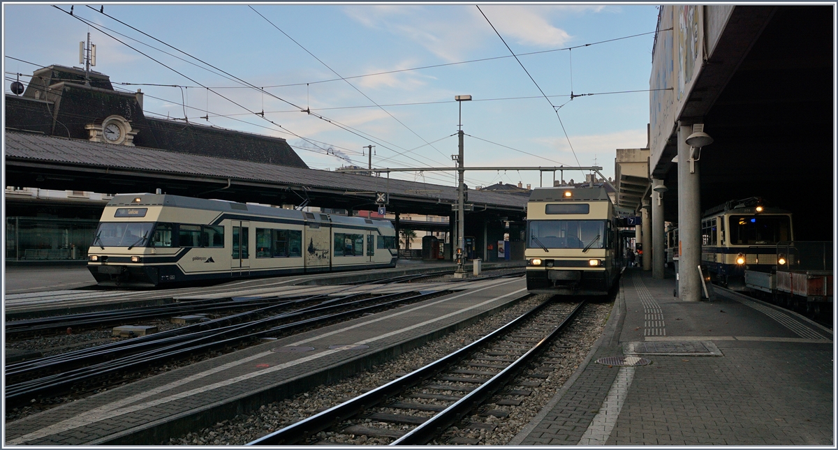 Als noch GTW Be 2/6 den MVR Nahverkehr prägten (und bei der CEV durch die altbewähren BDeh 2/4 ergänzt wurden, standen zwei GTW Triebzüge in Montreux.

27. Nov. 2016