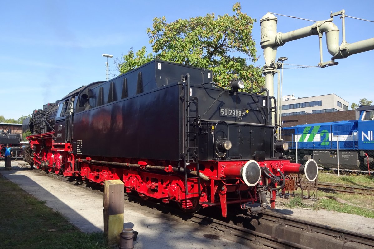 Am 15 September 2019 war 50 2988 ins Süddeutsches Eisenbahnmuseum Heilbronn.