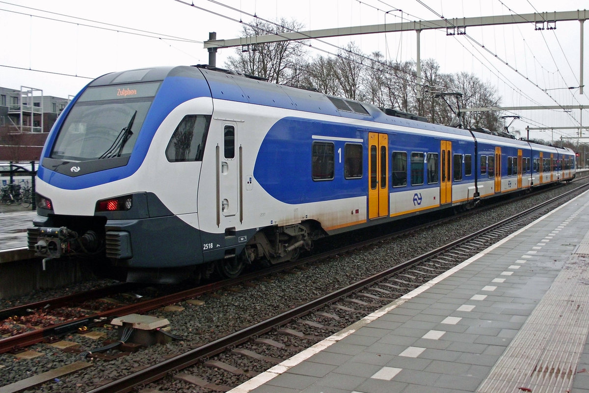Am 16 Dezember 2019 steht NS 2518 in Wijchen.