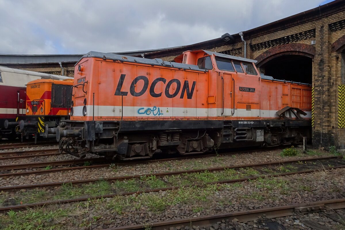 Am 18 September 2022 steht LOCON 201 abgestellt ins Bw Berlin-Schöneweide.