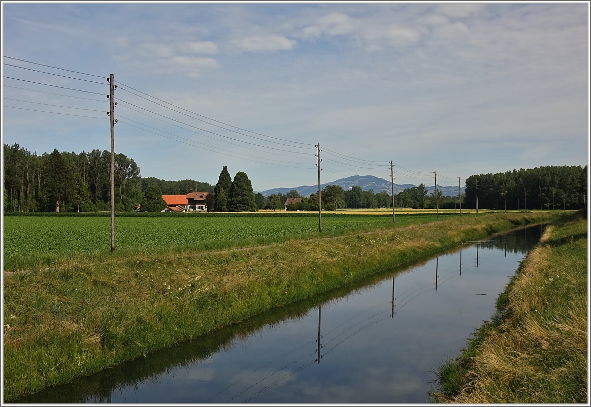 Am Grand Canal, mit Blick auf den Mont-Pélerin
(29.06.2015)