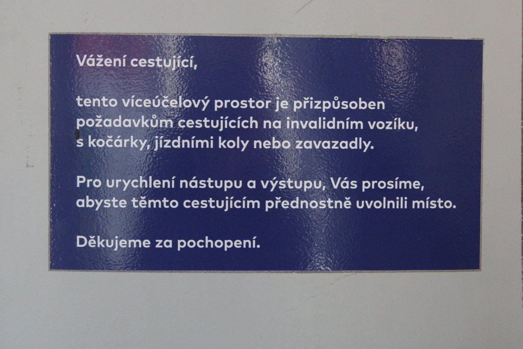 Am Vormittag alles auf tschechisch entdeckt im Rostocker Hbf.05.04.2024