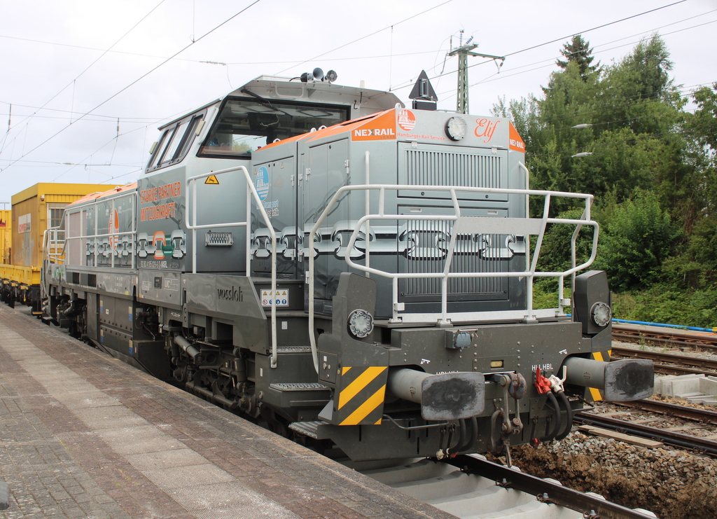 Am Vormittag des 26.07.2025 stand die 4185 026-6 D-NXRL in Rostock-Bramow
