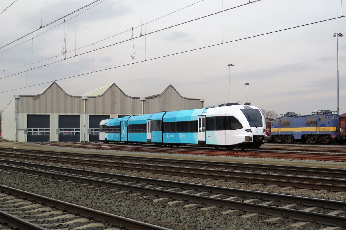 Arriva Noord 323 steht am 16 März 2022 in Blerick.