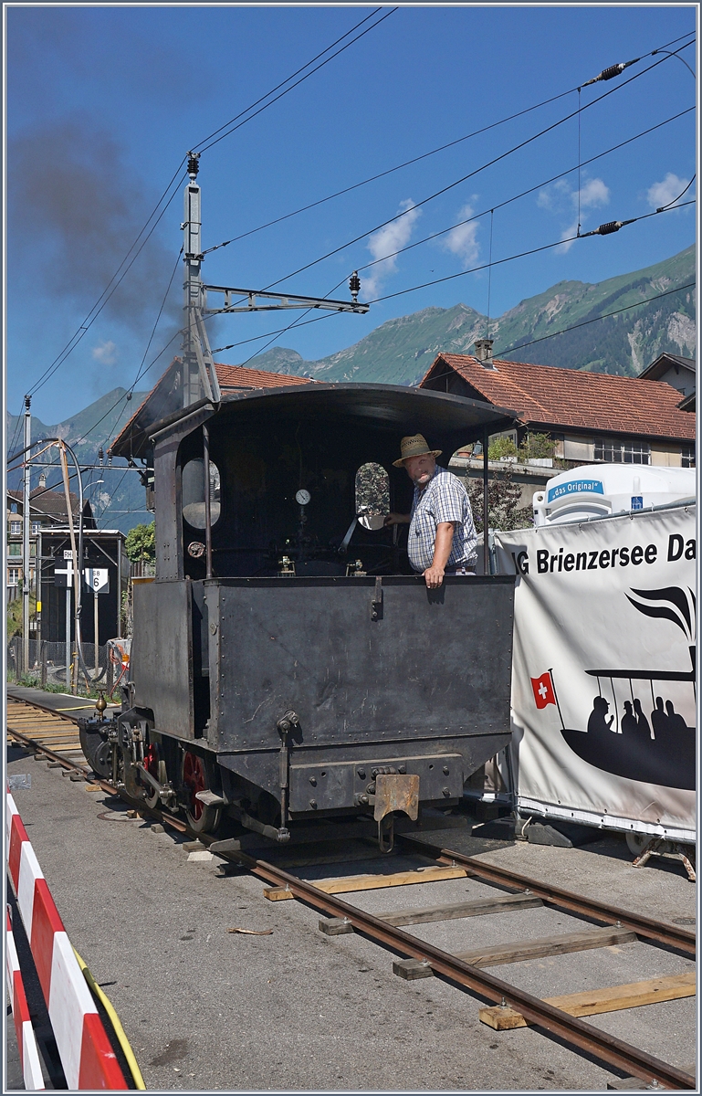 Auch von hinten ein Bild wert: die 1989 von Jung unter der Fabriknummer 59 gebaute G 2/2 Bn2t bei den Schweizer Dampftagen in Brienz 2018.
30. Juni 2018