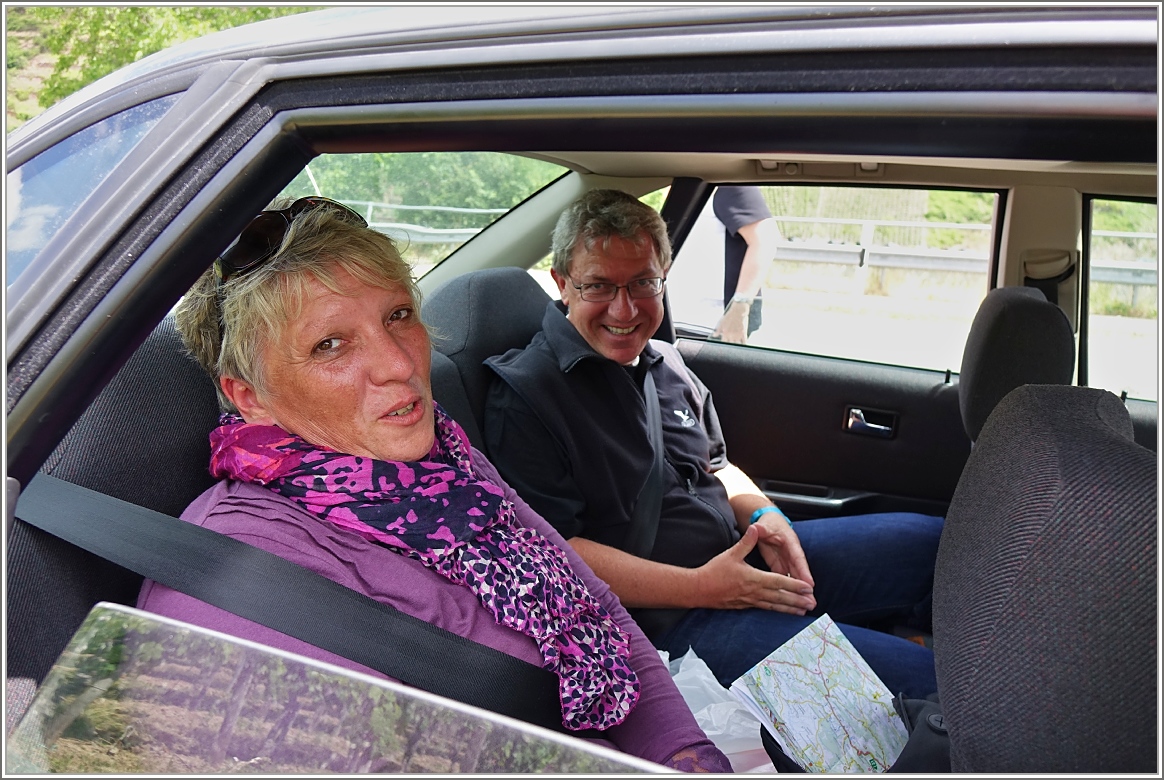 Auf dem Rücksitz gab es viel zu lachen
(21.06.2014)