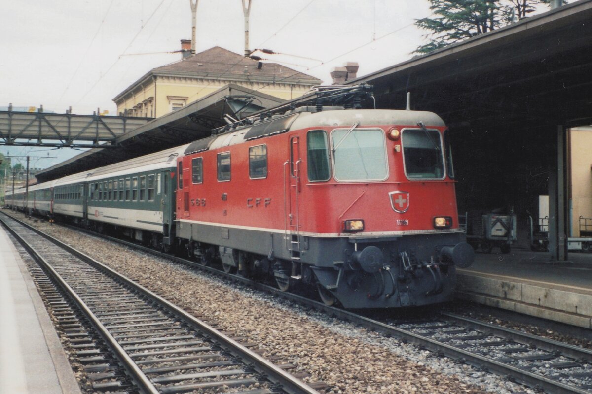 Bellinzona sah am 27 Mai 2007 SBB 11199 eintreffen.